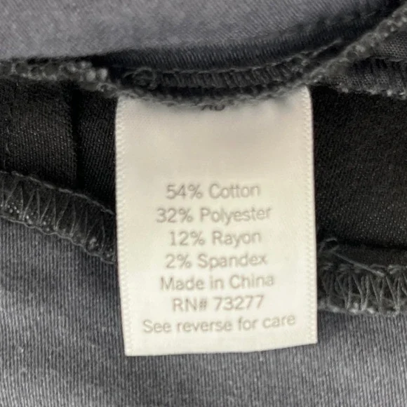 Croft & Barrow Womens Size 14 Gray Effortless Stretch Pants Straight Leg Pull on - Picture 11 of 11